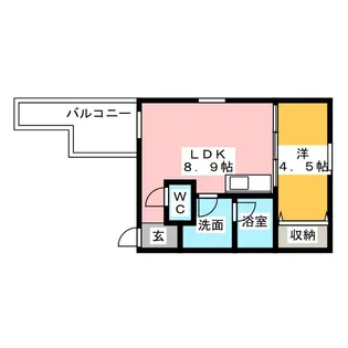 Precher道徳【3階】の間取り