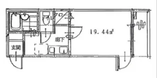 木乃池プラザ南馬込【1階】の間取り