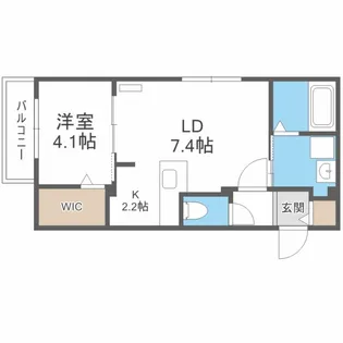 ブランシャールFEG-X桑園【3階】の間取り