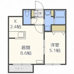 Chocolat【3階】の間取り