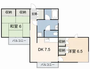 アートヴィラ【5階】の間取り