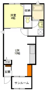 プランドール【1階】の間取り