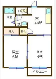 ソレイユI【2階】の間取り