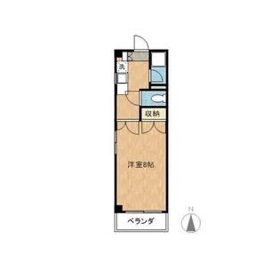 サンハイツエンゼル【4階】の間取り