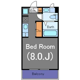 BPRレジデンス祐天寺【2階】の間取り