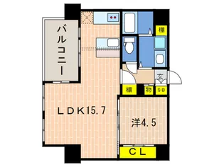 HMレジデンス【4階】の間取り