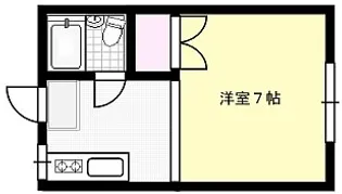 ハイラーク東大崎A【2階】の間取り