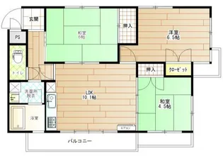 武藤ハイツ【3階】の間取り