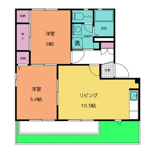 パークサイド篠目 A【1階】の間取り