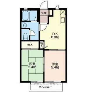 ラ ヴォーテ A【1階】の間取り