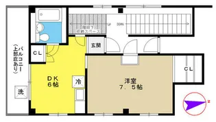 武藤コーポ【3階】の間取り