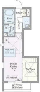 GLANZ住吉【3階】の間取り