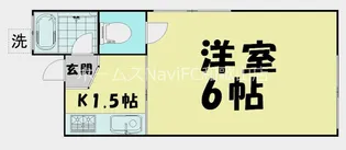 三葛アパート【1階】の間取り