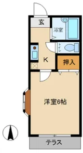 ネオハイム 六番館【1階】の間取り