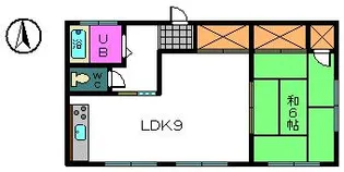 グリーンビレッジC【2階】の間取り