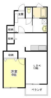 クレアII・III【1階】の間取り
