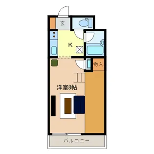 メゾン北寺【1階】の間取り