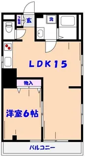 国府台ステイツ【4階】の間取り
