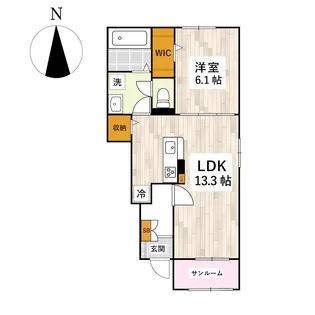 ノルデンパラスト A【1階】の間取り