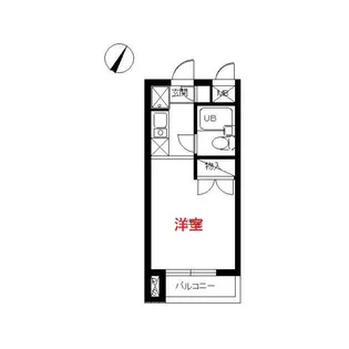 スカイコート蒲田第5【3階】の間取り