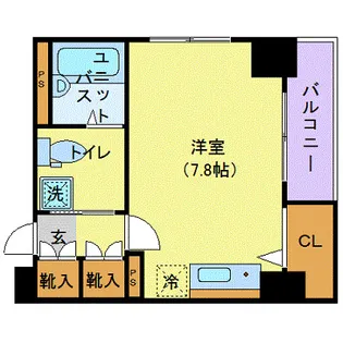 ドルチェ銀座東壱番館【2階】の間取り