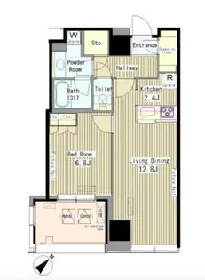 MY TOWER RESIDENCE【15階】の間取り