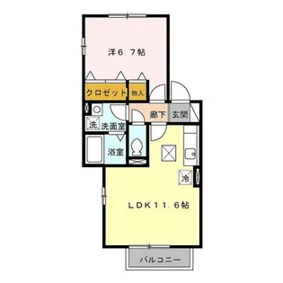 ラークヒルズ I/II【1階】の間取り