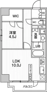 ジェノヴィア南千住IVスカイガーデン【2階】の間取り