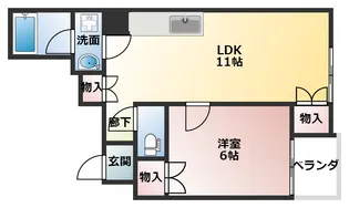 安藤ビル【4階】の間取り