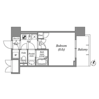 アーバングリーン兵庫ステーションフロント【2階】の間取り