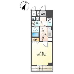 ローデア【4階】の間取り