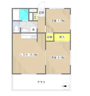 パークタウン羽沢A棟【1階】の間取り