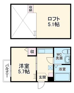 ロフティ四条大宮【1階】の間取り