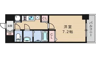 エステムコート南堀江IIIチュラ【14階】の間取り