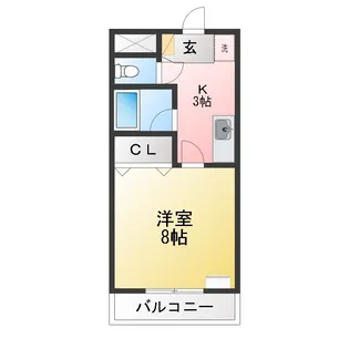 CoCo住吉【1階】の間取り