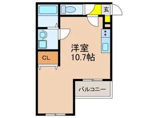 プレジール泉佐野【2階】の間取り