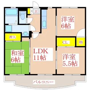 ステートメント悠悠【2階】の間取り