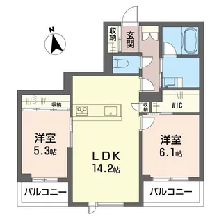アトリエール F【1階】の間取り