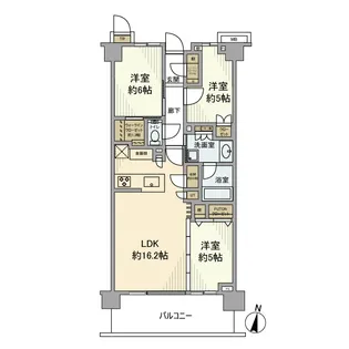 パークシティ高田馬場【3階】の間取り