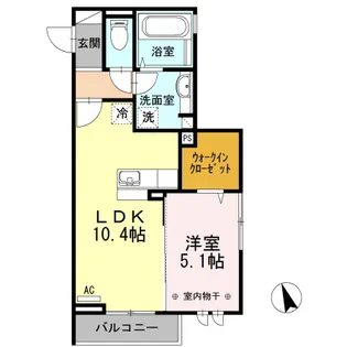 メゾンクレール墨田【2階】の間取り
