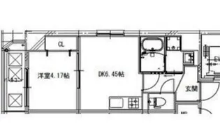 アートレジデンス上町【3階】の間取り