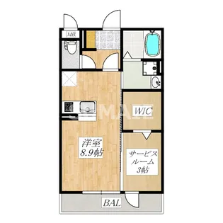 トレビナ与野本町【3階】の間取り