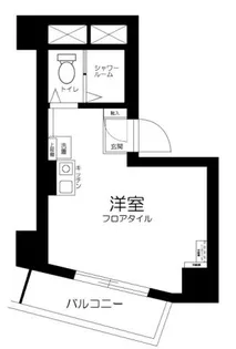 アサヒパレス早稲田【3階】の間取り