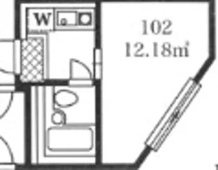 シャンテ東十条【1階】の間取り