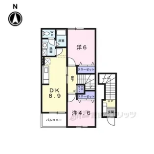 フレーズB【2階】の間取り