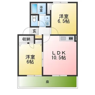 パークコート東郷【1階】の間取り