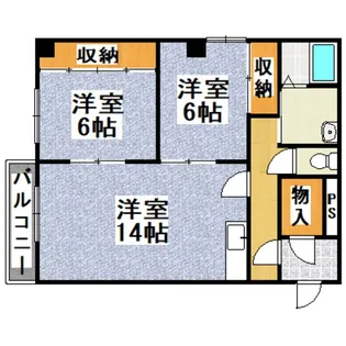 東光マンション【3階】の間取り