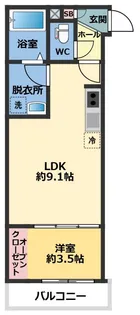 メゾン・ドゥ・アッシュ越谷【2階】の間取り
