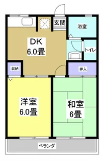 サンエイトB【2階】の間取り