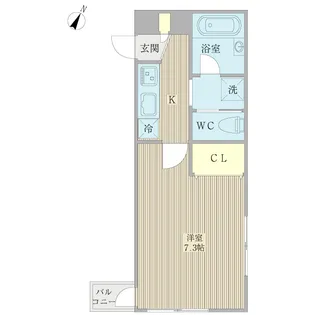 モンターニュ【2階】の間取り